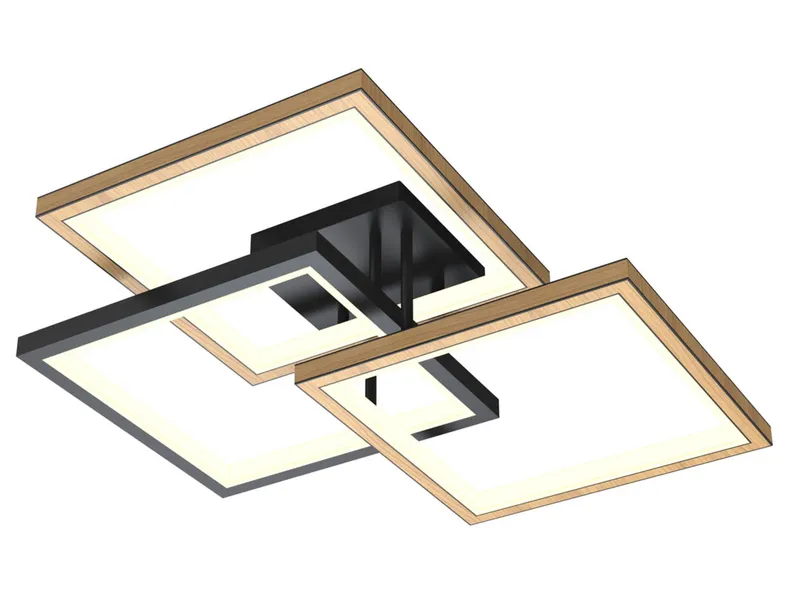 BRW Matera LED 3-точечный потолочный светильник с диммером черный 091116 фото №1