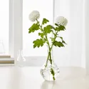 IKEA VILJESTARK ВИЛЬЕСТАРК, ваза, прозрачное стекло, 17 см 003.385.77 фото thumb №2