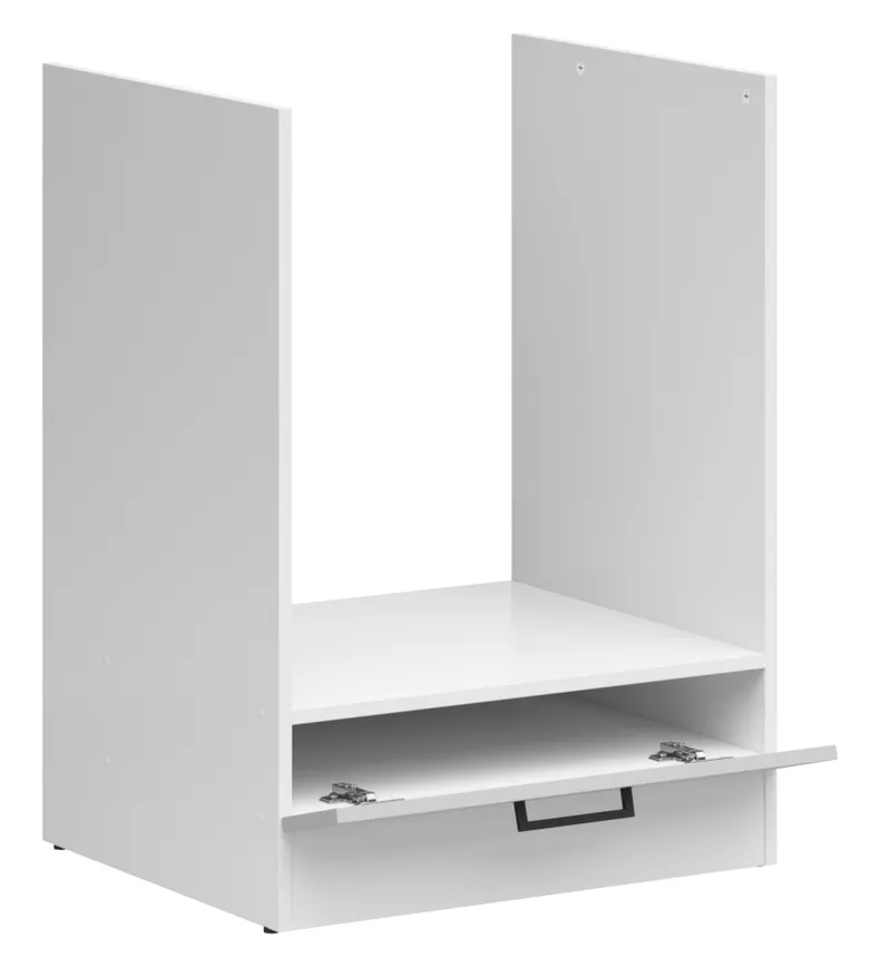 BRW Кухонный шкаф для встраиваемого духового шкафа Junona Line 60 см светло-серый глянец, светло-серый глянец DPK/60/82_BBL-BI/JSZP фото №3