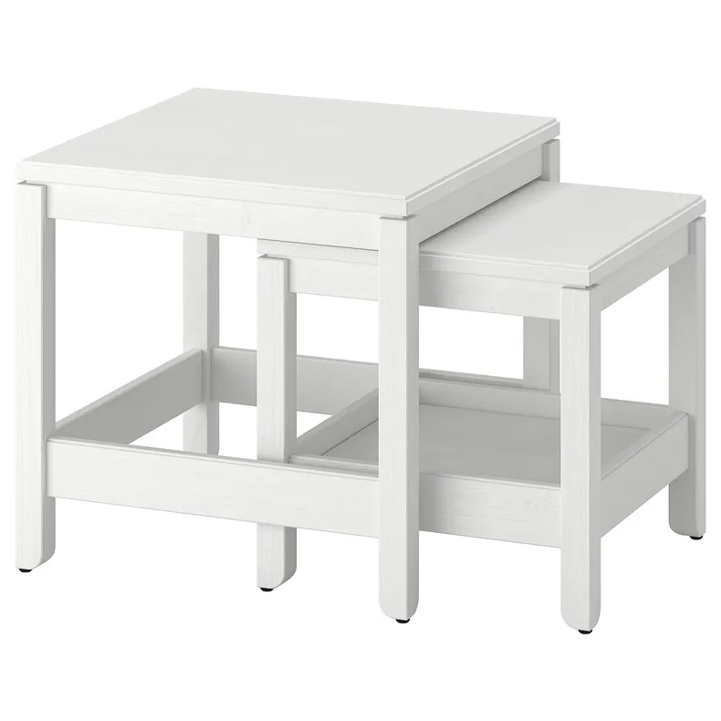 IKEA HAVSTA ХАВСТА, комплект столов, 2 шт, белый 604.042.01 фото №6