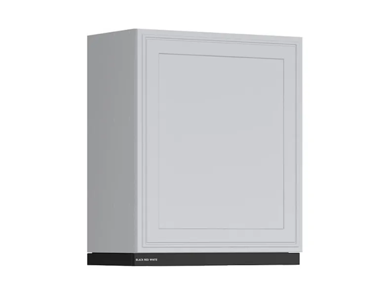 BRW Верхний кухонный шкаф Verdi 60 см с вытяжкой слева светло-серый матовый, греноловый серый/светло-серый матовый FL_GOO_60/68_L_FL_BRW-SZG/JSZM/CA фото №2
