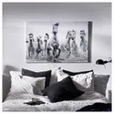 IKEA BJÖRKSTA БЬЙОРКСТА, картина з рамкою, коні на воді / чорний, 118x78 см 895.089.05 фото thumb №3