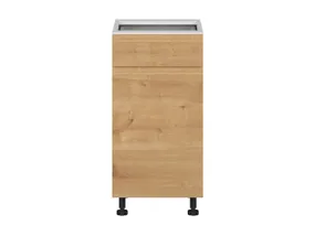 BRW Sole 40cm кухонный базовый шкаф левый с ящиками бесшумного закрывания дуб арлингтон, альпийский белый/арлингтонский дуб FH_D1S_40/82_L/STB-BAL/DAANO фото