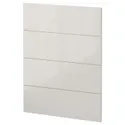 IKEA METOD МЕТОД, 4 фасада для посудомоечной машины, Рингхульт светло-серый, 60 см 794.499.97 фото thumb №1
