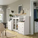 IKEA HAUGA ХАУГА, комбинация д / хранения, белый, 244x46x116 см 293.886.42 фото thumb №3