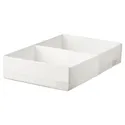 IKEA STUK СТУК, коробка з відділеннями, білий, 34x51x10 см 904.744.38 фото thumb №1
