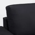 IKEA VIMLE ВИМЛЕ, угловой 5-местный диван с козеткой, с широкими подлокотниками / Саксемара черно-синий 994.018.24 фото thumb №6