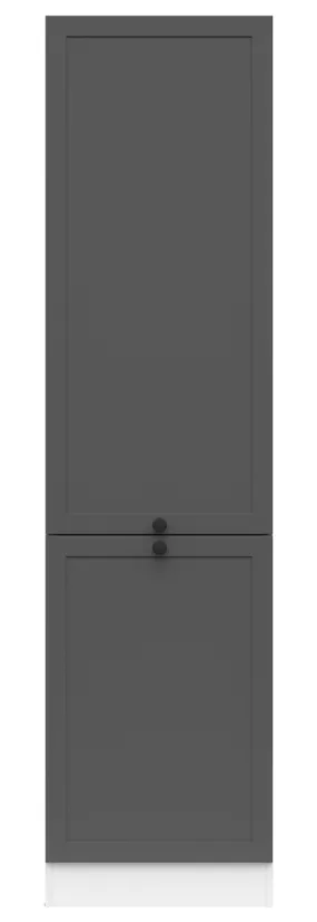 BRW Кухонна шафа Junona Line висотою 50 см правий графіт, білий/графіт D2D/50/195_P-BI/GF фото