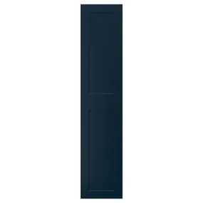 IKEA GRIMO ГРІМО, дверцята з петлями, темно-синій, 50x229 см 293.321.84 фото