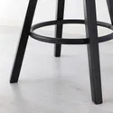 IKEA DALFRED ДАЛЬФРЕД, барний стілець, чорний, 63-74 см 601.556.02 фото thumb №7