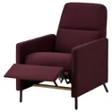 IKEA GISTAD ГІСТАД, крісло розкладне, Ідекулла темно-червона 404.663.89 фото thumb №2