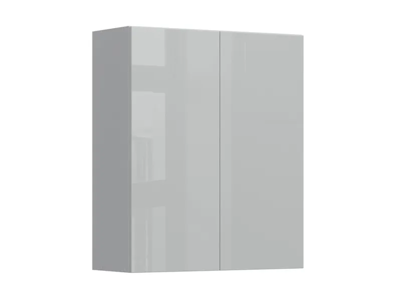Кухонный шкаф BRW Top Line 80 см двухдверный серый глянец, серый гранола/серый глянец TV_G_80/95_L/P-SZG/SP фото №2