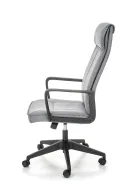 Крісло комп'ютерне офісне обертове HALMAR PIETRO, тканина, сірий фото thumb №3