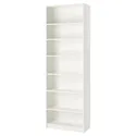 IKEA BILLY БИЛЛИ, стеллаж с верхней полкой, белый, 80x40x237 см 493.966.60 фото thumb №1