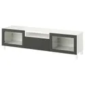 IKEA BESTÅ БЕСТО, тумба под ТВ, белый Sindvik/Lappviken/Stubbarp темно-серый, 180x42x48 см 195.729.85 фото thumb №1