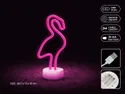 BRW Світлодіодна неонова настільна лампа Фламінго рожева 093827 фото thumb №3