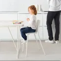 IKEA URBAN УРБАН, стілець дитячий, білий 001.652.13 фото thumb №2