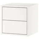 IKEA EKET ЕКЕТ, шафа з 2 шухлядами, білий, 35x35x35 см 304.289.15 фото thumb №1