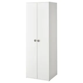 IKEA GODISHUS ГОДІСХУС, гардероб, білий, 60x51x178 см 504.224.94 фото