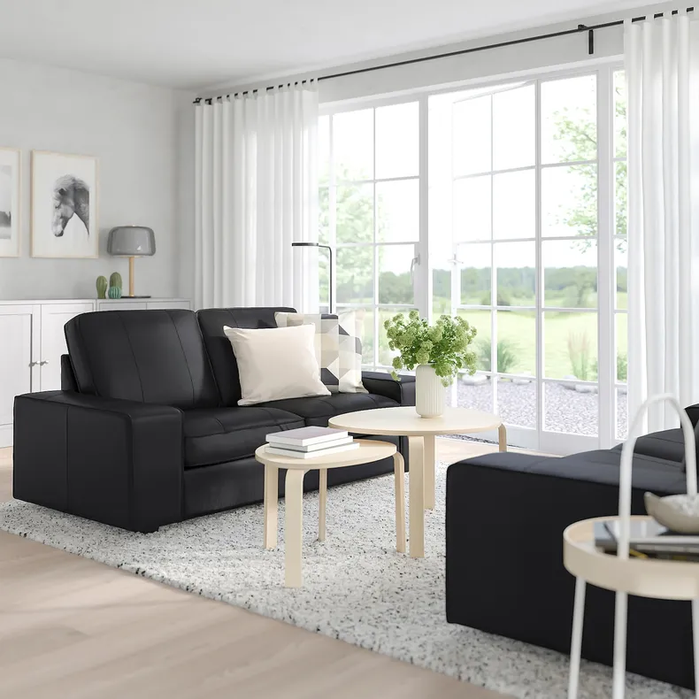IKEA KIVIK КІВІК, 2-місний диван, Гранн/Бомстад чорний 505.195.18 фото №2