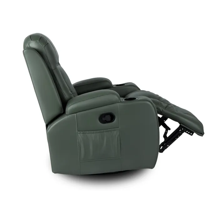 Масажне крісло MEBEL ELITE BOX, екошкіра: зелений фото №14