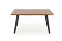 Кухонний стіл розкладний HALMAR DICKSON 120-180x80 см, стільниця - натуральний дуб, ніжки - чорні фото thumb №15