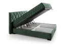 BRW Ліжко двоспальне з 2 матрацами та підйомним механізмом BRW REVE 180x200 см, зелений LO_KT-REVE-180X200-G2-AMON_06 фото thumb №2
