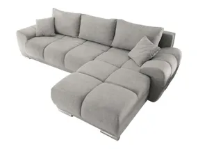 BRW Универсальный угловой диван Noti со спальной функцией и ящиком для хранения велюр серый NA-NOTI-LX.3DL.URC-G2_BD5553 фото