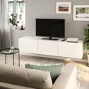 IKEA BESTÅ БЕСТО, тумба для телевізора з дверцятами, білий / ЛАППВІКЕН білий, 180x42x38 см 893.306.91 фото thumb №5