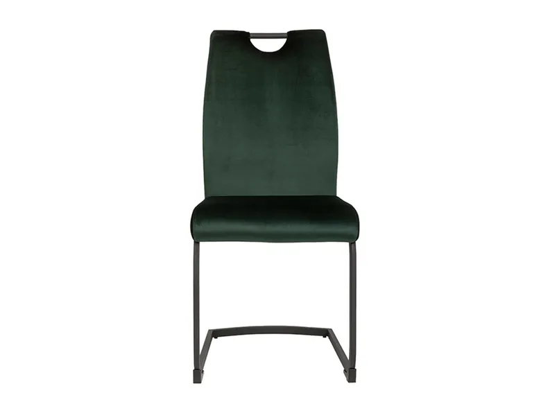 BRW Кресло с велюровой обивкой Eriz с ручкой темно-зеленое, темно-зеленый/черный DUBLIN_DARK_GREEN_19 фото №2