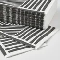 IKEA NÄBBFISK НЭББФИСК, салфетка бумажная, дизайн белый / черный, 38x38 см 205.688.69 фото thumb №2