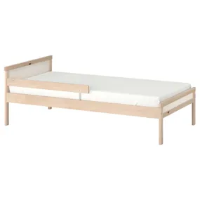 IKEA SNIGLAR СНІГЛАР, каркас ліжка з рейковою основою, бук, 70x160 см 191.854.33 фото