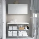 IKEA ENHET ЕНХЕТ, шафа, білий, 123x63.5x207 см 995.481.14 фото thumb №3
