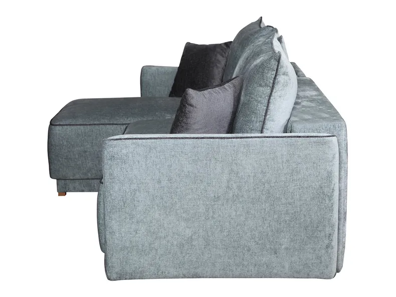 BRW Кутовий розкладний диван Oso з ящиками для зберігання сіра тканина, Perfect Harmony 72 / Perfect Harmony 90 NA-OSO-LEWY-G1_BB676C фото №3