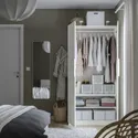 IKEA PAX ПАКС / FORSAND ФОРСАНД, гардероб, білий / білий, 100x60x201 см 495.006.52 фото thumb №2