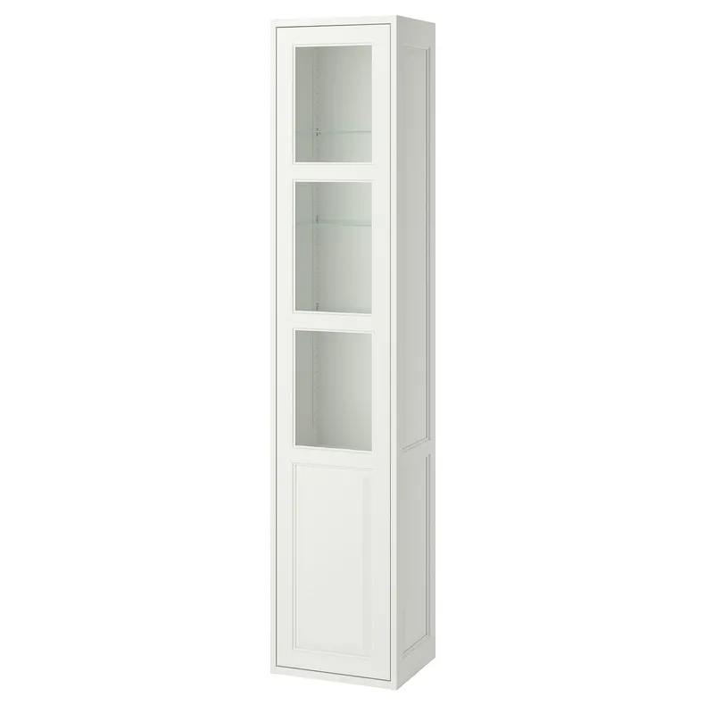 IKEA TÄNNFORSEN ТАННФОРСЕН, высокий шкаф с дверцей, белый, 40x35x195 см 905.351.11 фото №1