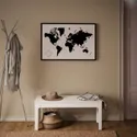 IKEA BILD БИЛЬД, постер, карта мира, 91x61 см 104.422.67 фото thumb №2