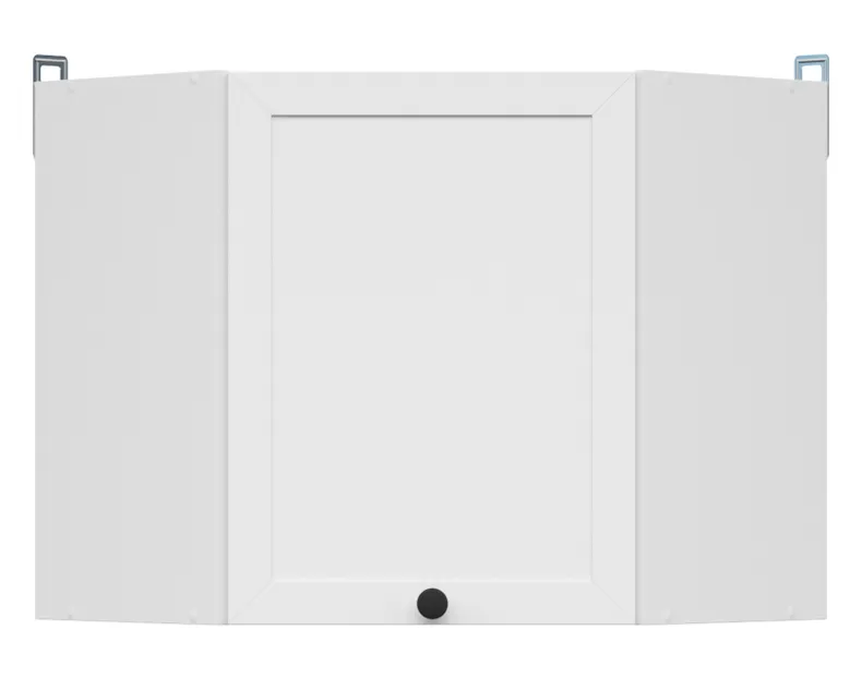 BRW Угловой верхний кухонный шкаф Junona Line 60 см левый/правый белый, белый GNWU/57_LP-BI/BI фото №1