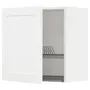 IKEA METOD МЕТОД, навесной шкаф с сушилкой, белый Энкёпинг / белая имитация дерева, 60x60 см 994.734.96 фото