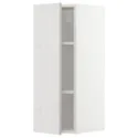 IKEA METOD МЕТОД, навесной шкаф с полками, белый / светло-серый, 30x80 см 694.564.17 фото thumb №1