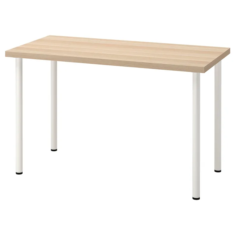 IKEA LAGKAPTEN ЛАГКАПТЕН / ADILS АДІЛС, письмовий стіл, під білений дуб / білий, 120x60 см 794.168.74 фото №1