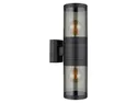 BRW Xeloo 2-позиционный уличный настенный светильник стальной черный 092968 фото thumb №3