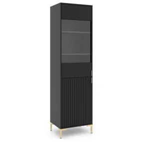 MEBEL ELITE Стеклопакет TORELLO Black Fluted фото