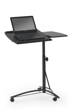 Стіл для ноутбука HALMAR B14 чорний 73x40 см фото