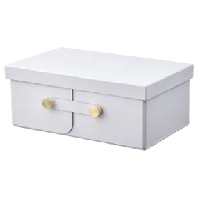 IKEA SPINNROCK СПІННРОКК, коробка з відділеннями, білий, 25x16x10 см 105.430.49 фото
