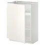 IKEA METOD МЕТОД, напольный шкаф с полками, белый / белый, 60x37 см 494.654.65 фото