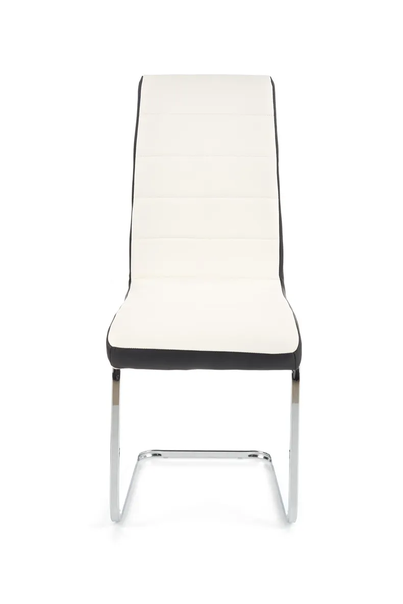 Кухонний стілець HALMAR K132 білий, чорний фото №3
