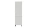 BRW высокий цокольный шкаф для кухни Sole 60 см слева светло-серый глянец, альпийский белый/светло-серый глянец FH_D_60/207_L/L-BAL/XRAL7047 фото thumb №1