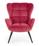 Мягкое кресло HALMAR TYRION, бордовый фото thumb №6
