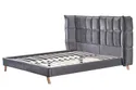 Ліжко двоспальне HALMAR SCANDINO 160x200 см, сіре фото thumb №4